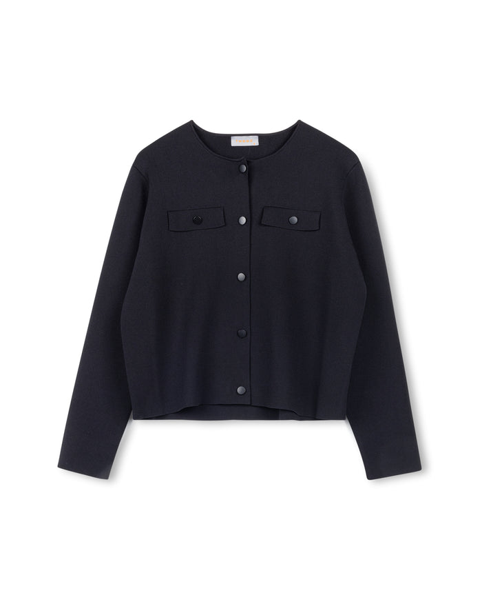 Knit Button Blazer - Junees