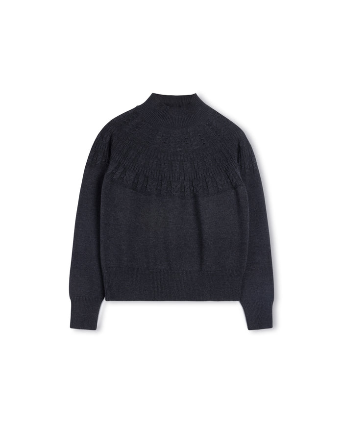 Knit Detailed Sweater - Junees