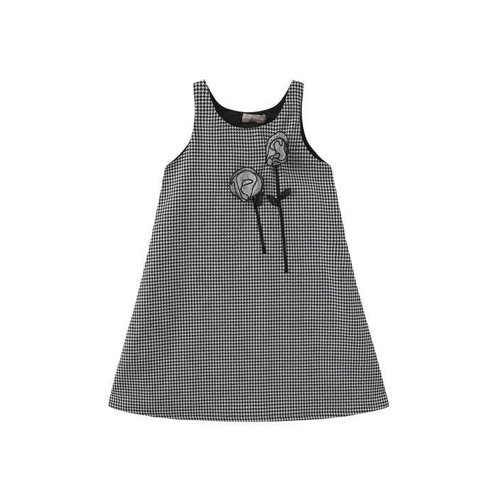 Kole Houndstooth Flower Jumper
