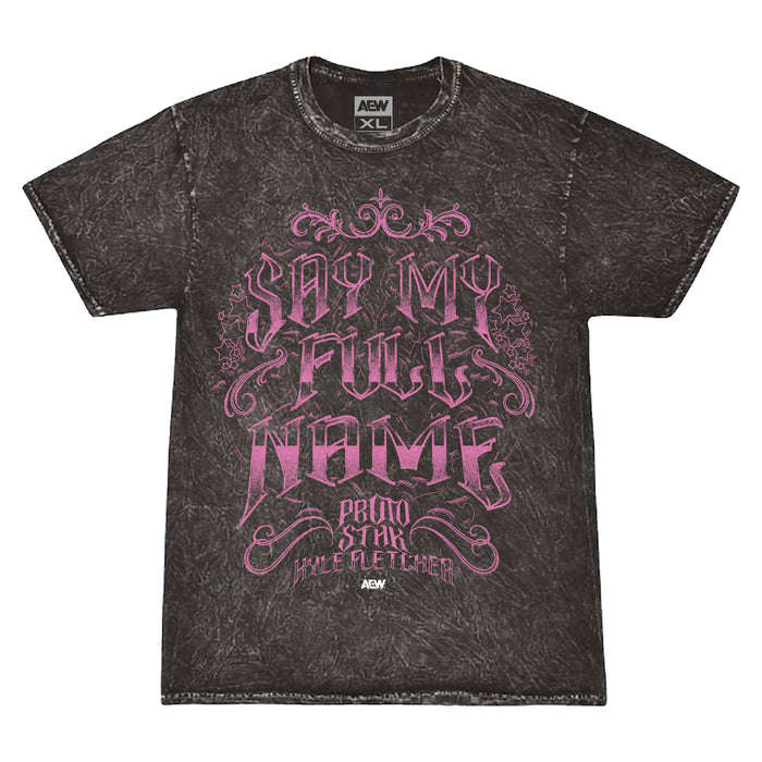 Kyle Fletcher - Say My Full Name Mineral Wash T-Shirt