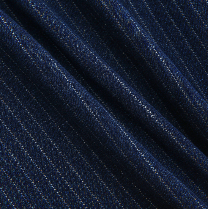 Lali Pinstriped Denim Skirt