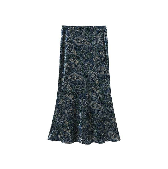 Lena Velvet  Winter Slip Skirt