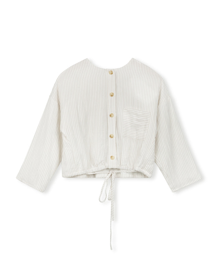 Leo Crop Button Down - Junees