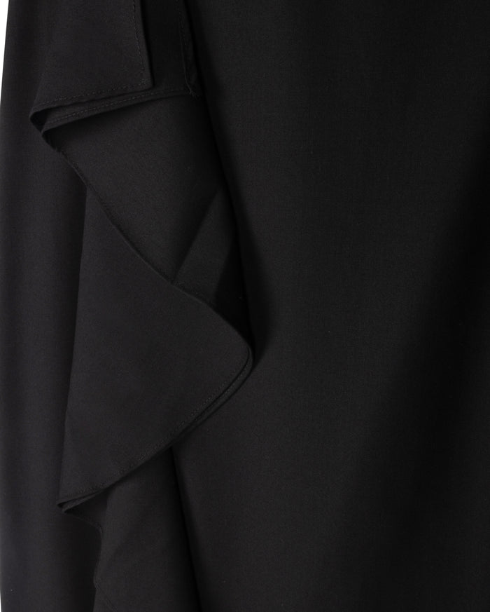 Leroi Wool Side Ruffle Skirt - Junees