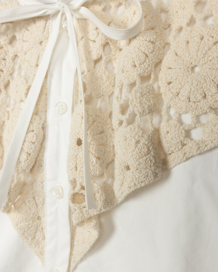 Lester Crochet Cape Blouse - Junees