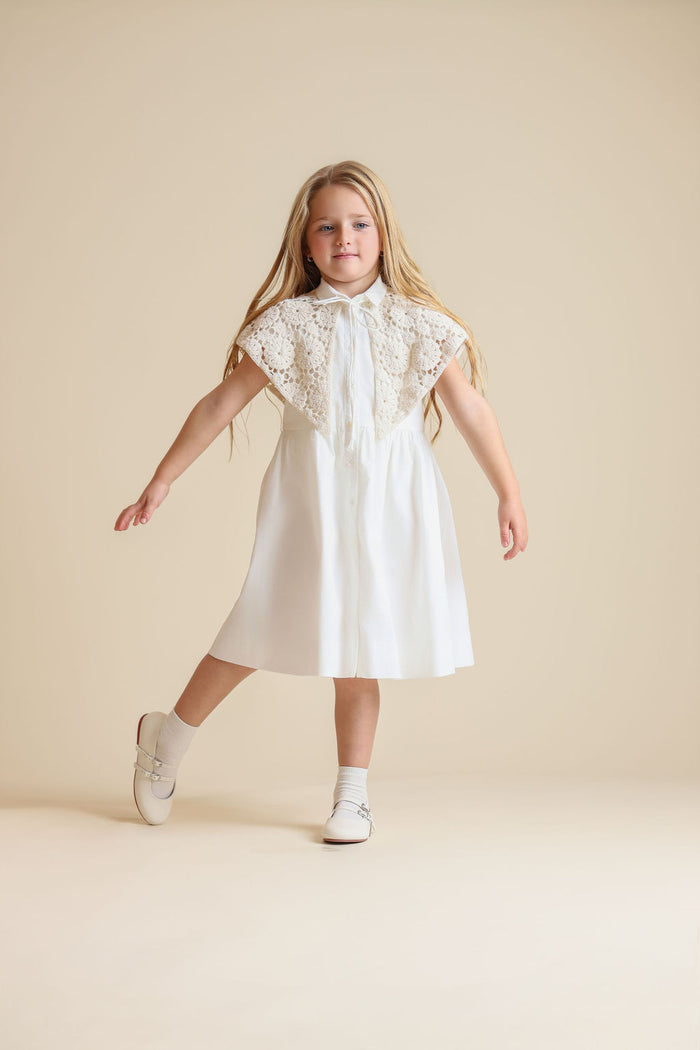 Lester Crochet Cape Dress