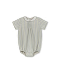 Lewis Handsmocked Striped Boy Romper - Junees