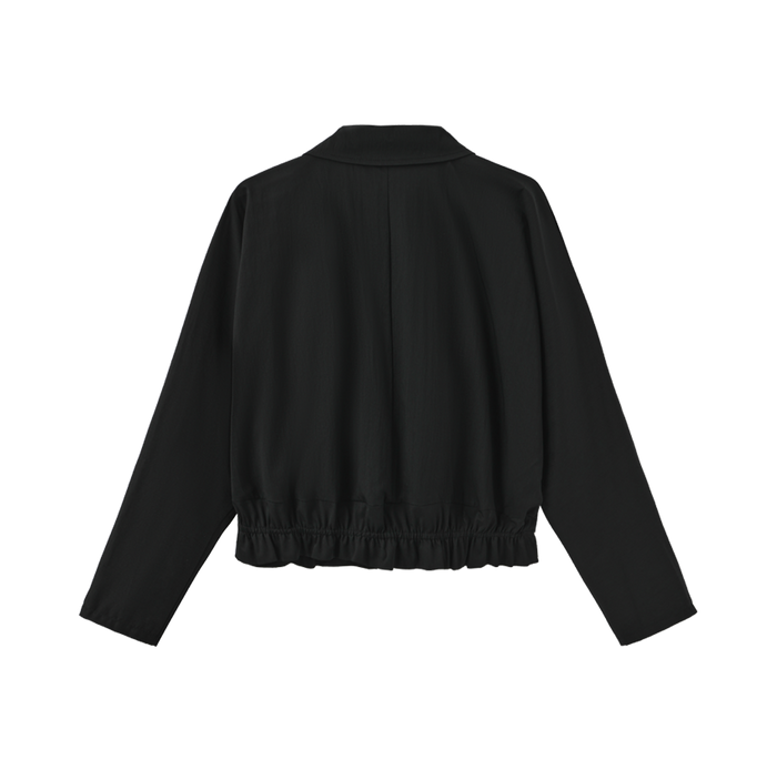 Lily Gathered Waist Button Down Top