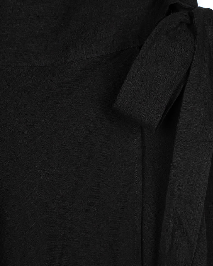 Linen Maxi Wrap Skirt - Junees