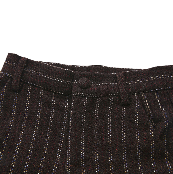 Lino Stripe Wool Pants
