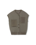 Loha Trimmed Knit Vest