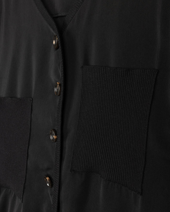 Loha Trimmed Knit Vest