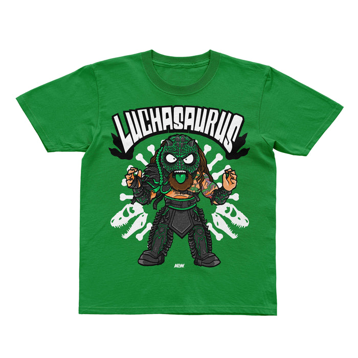 Luchasaurus - Back from Extinction Kids T-Shirt
