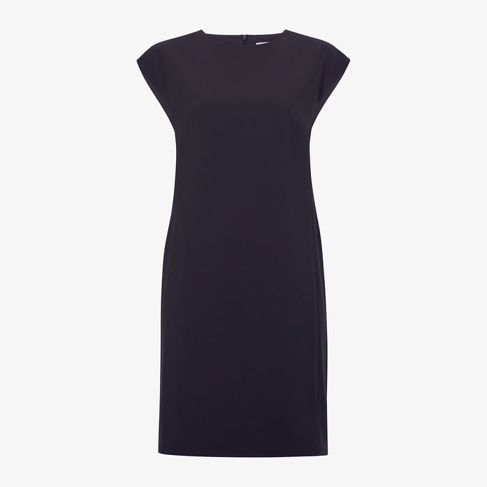 Packshot image of the Maaza Dress—Origami Suiting in Cool Charcoal