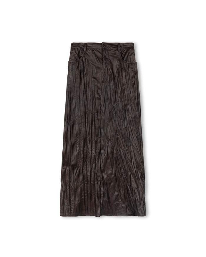 Maddi Straight Crinkle Skirt - Junees