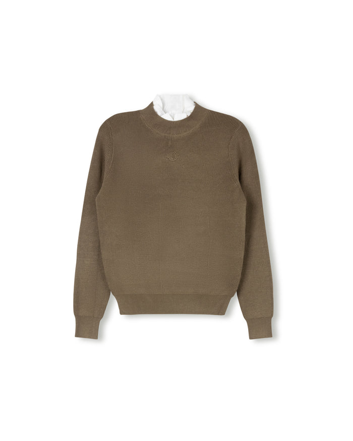 Marley Ruffle Knit Mock Neck - Junees