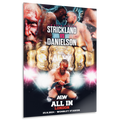 Matchup Monday - Swerve Strickland vs Bryan Danielson - AEW ALL IN 2024 12x18 High Gloss Metal Art Print (Only 10 Made)