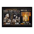 Matchup Monday Team DCMJF vs Team Glom - AEW Forbidden Door 2026 VARIANT Art Print - (Hand-Numbered 1-10)