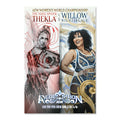 Matchup Monday Thekla vs Willow Nightingale - AEW Redemption 2026 VARIANT Art Print - (Hand-Numbered 1-10)