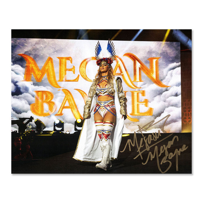 Megan Bayne (Red, White and Blue Gear) Autographed 8"x10"