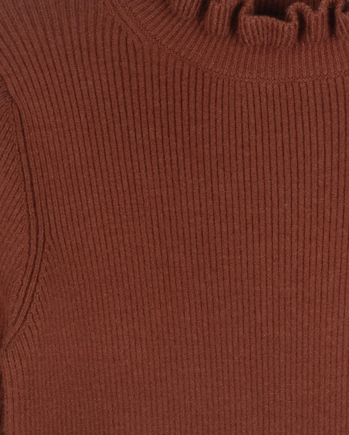 Mena Ruffle Neck Sweater