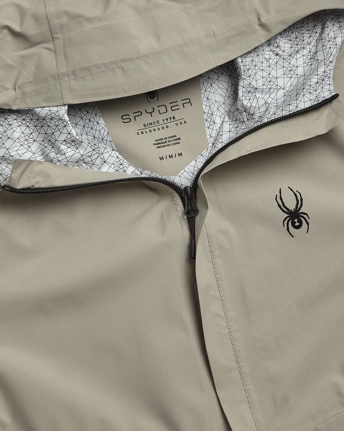 Men's Cloudy Day Rain Jacket - Stone