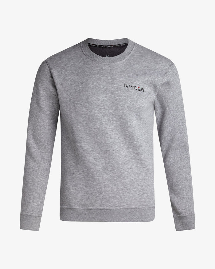 Men's Fleece Crew - Light Gray Heather