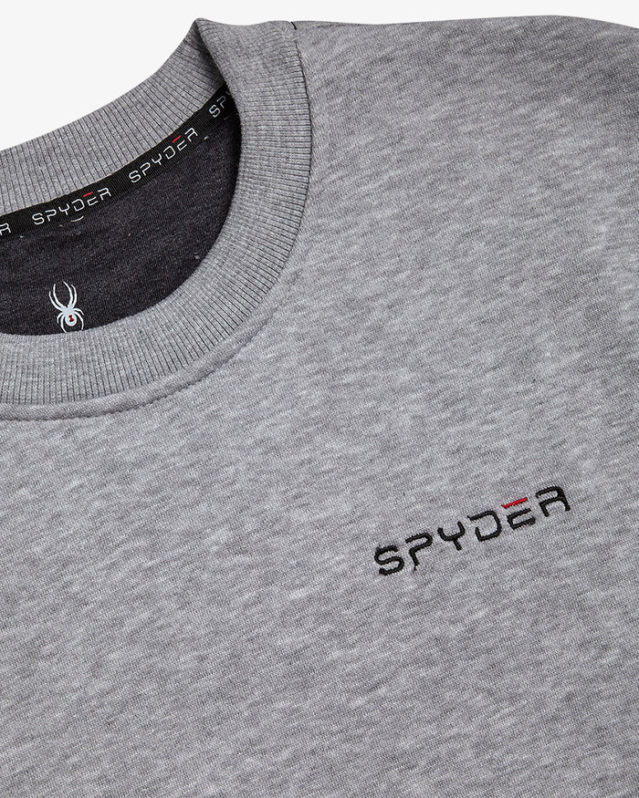 Men's Fleece Crew - Light Gray Heather