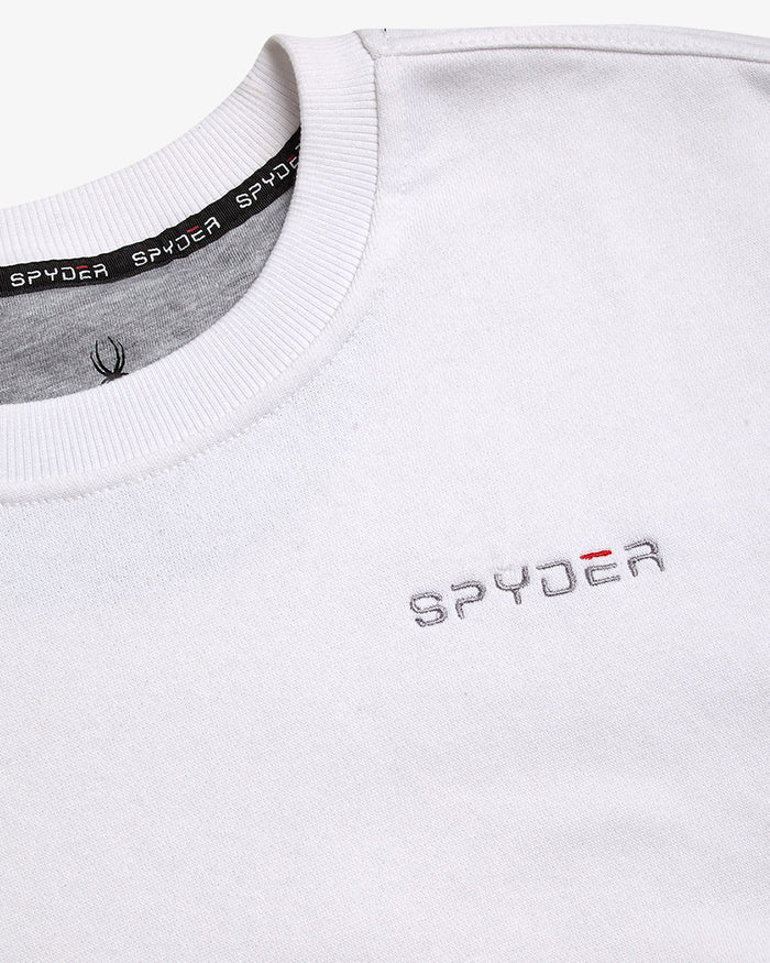 Men's Fleece Crew - White