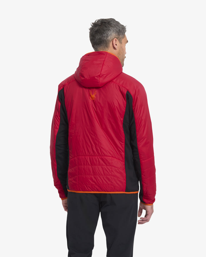 Men's Glissade Hooded Jacket - Spyder Red