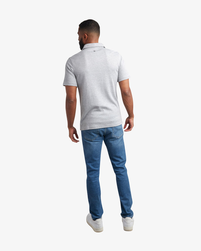 Men's Short Sleeve Color Block - Heather Gray