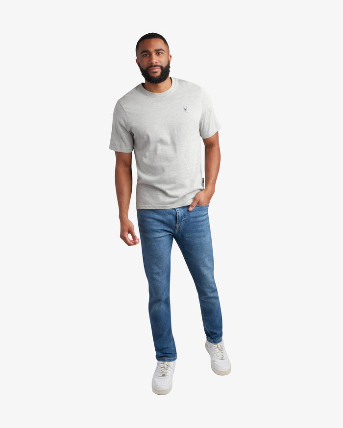 Men's Short Sleeve Mountain Tee - Heather Gray