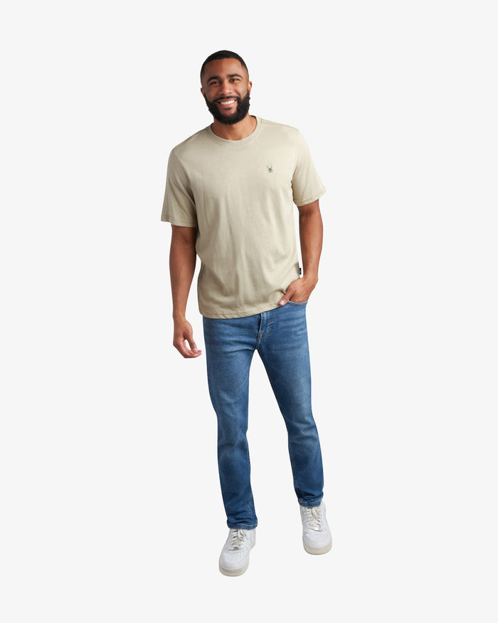 Men's Short Sleeve Mountain Tee - Stone