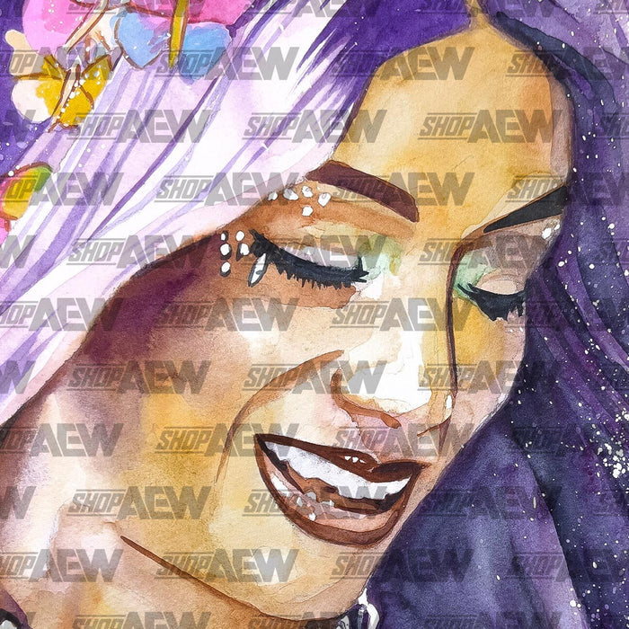 Mercedes Moné - Autographed Limited Edition 11" x 14" Rob Schamberger Art Print
