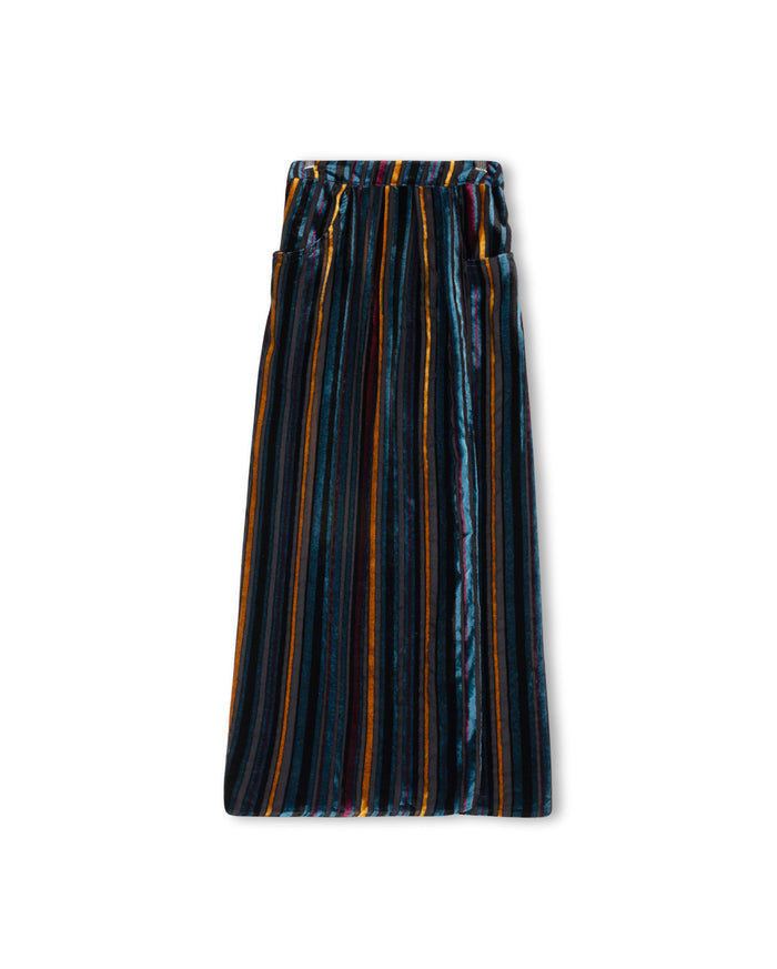 Mesh Pleat Front Skirt - Junees