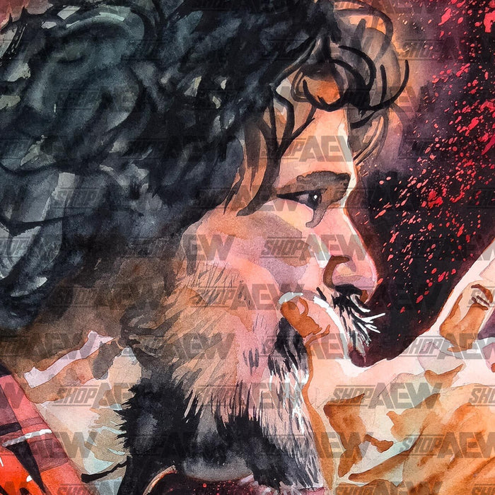 Mick Foley - Autographed Limited Edition 11" x 14" Rob Schamberger Art Print