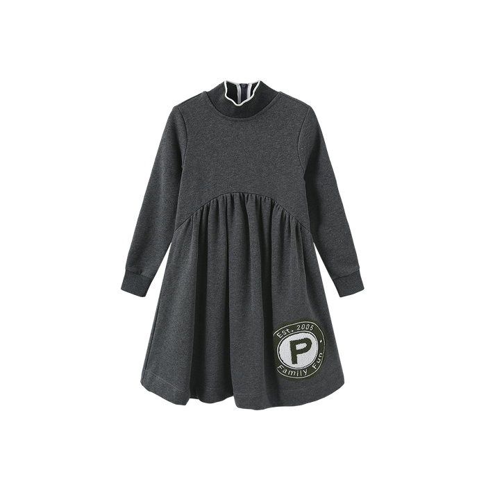 Mila Crest Sweatshirt Dress