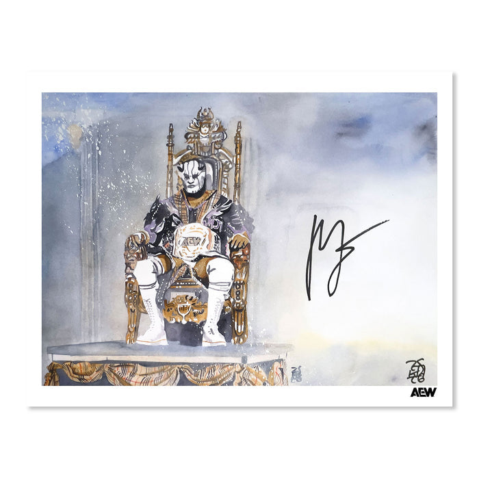 MJF (All In London 2023) - Autographed Limited Edition 11" x 14" Rob Schamberger Art Print