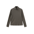 Modal Printed Turtleneck