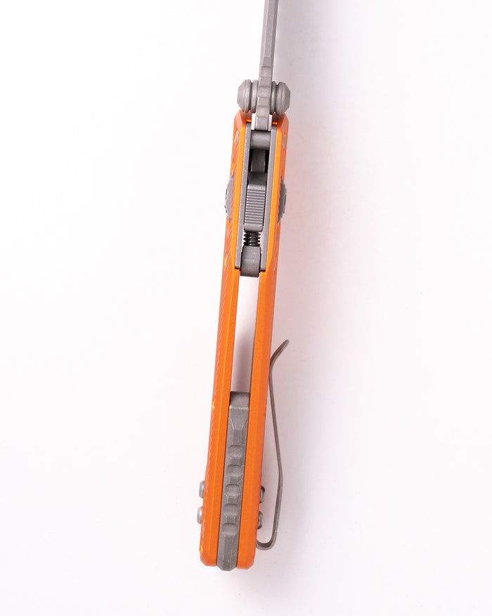 MSI® Mini Ram-Lok® Apocalyptic® Full Serrated Fluted Aluminum Orange (210M-12APFLOR)
