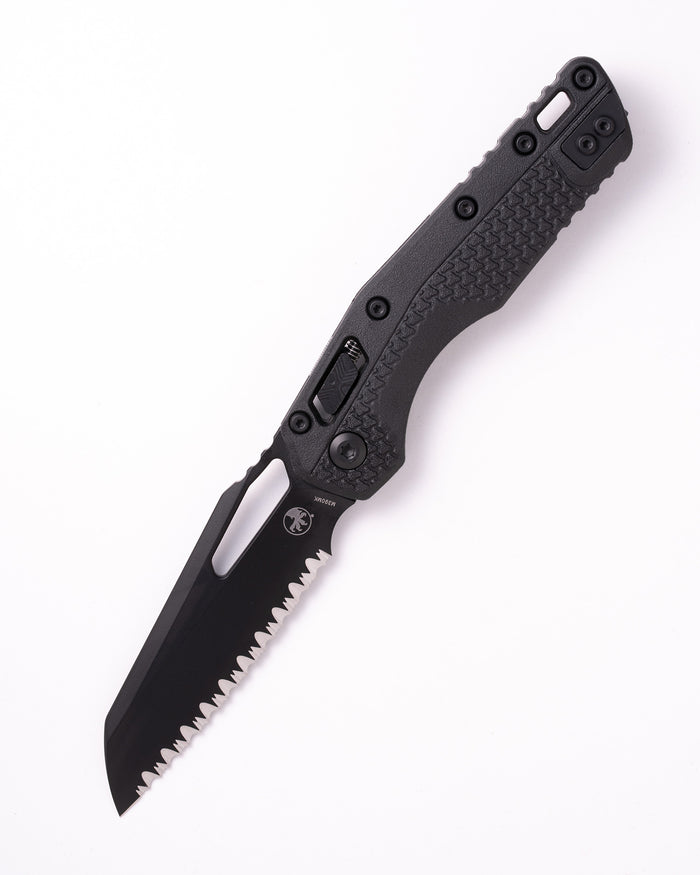 MSI® S/E Full Serrated Tri-Grip Polymer Black Tactical (210T-3TPM)