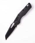 MSI® S/E Full Serrated Tri-Grip Polymer Black Tactical (210T-3TPM)