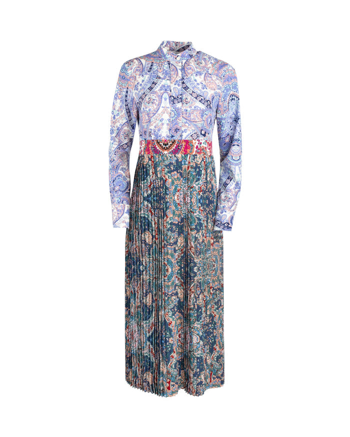 Multi Colorful Printed Dress - Junees