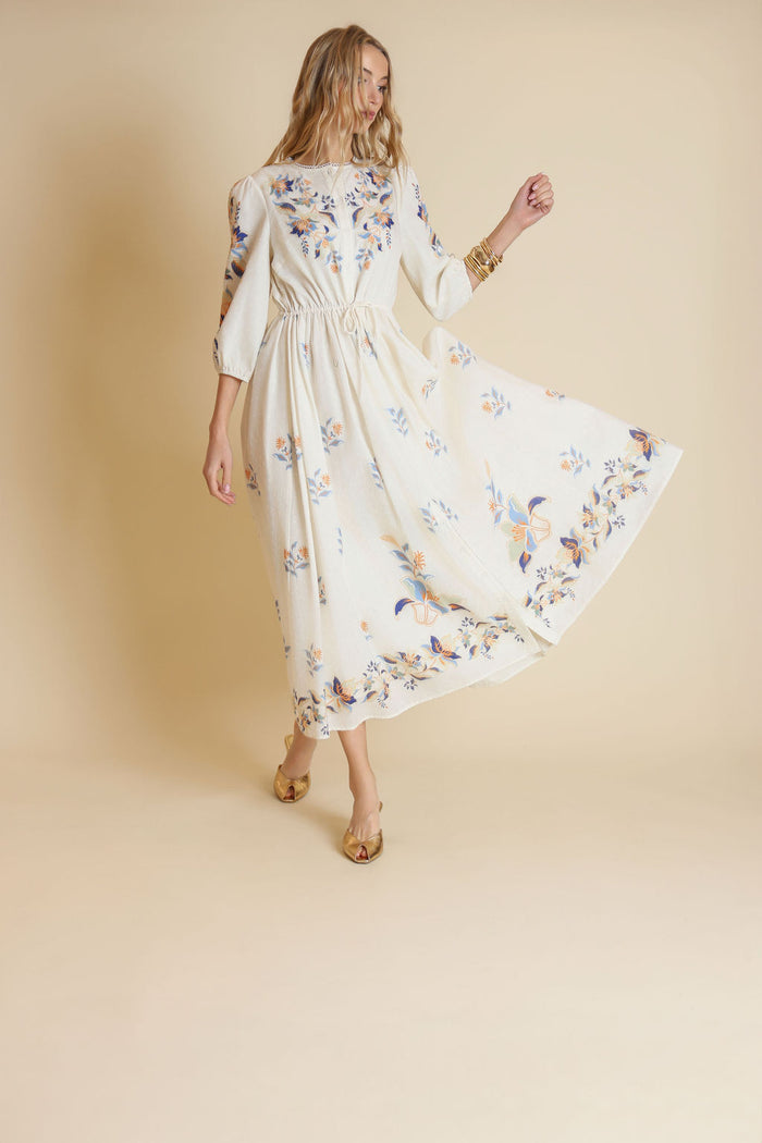 Mystic Embroidered Detailed Dress - Junees