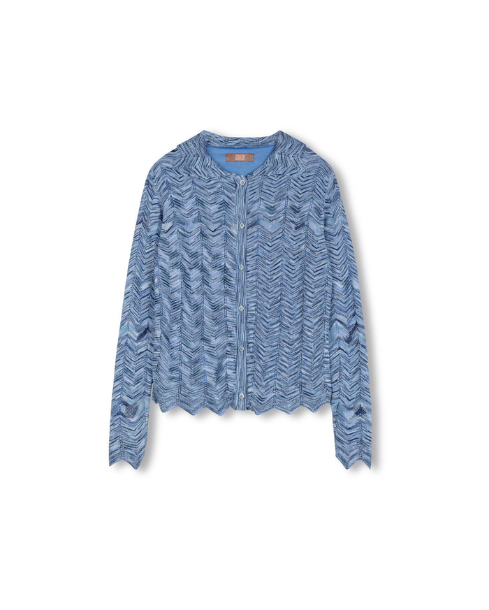Nia Chevron Knit Shacket - Junees