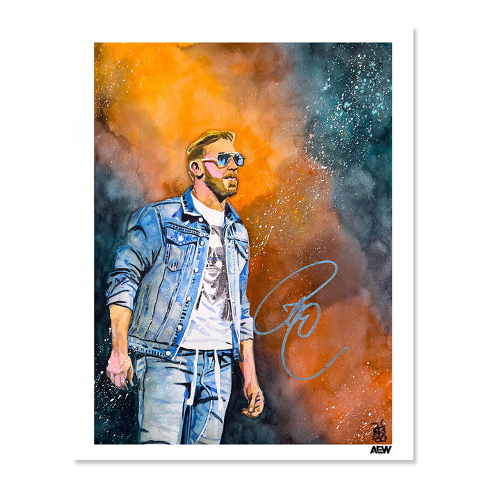 Orange Cassidy - Autographed Limited Edition 11" x 14" Rob Schamberger Art Print