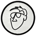 Orange Cassidy - One Line 3" Circle Patch
