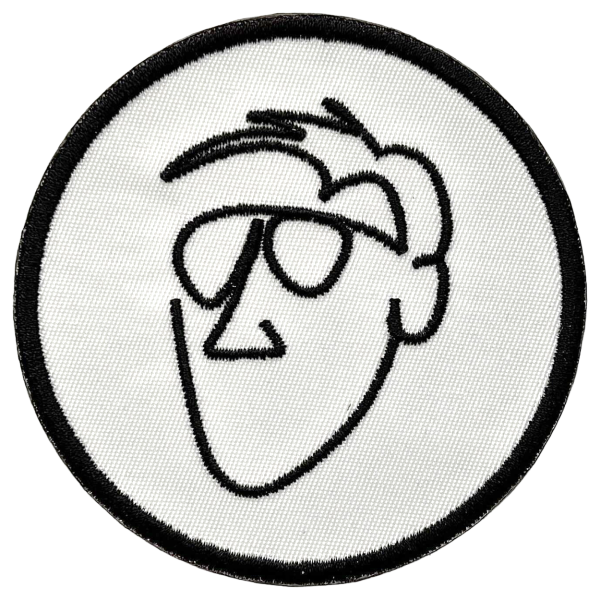Orange Cassidy - One Line 3" Circle Patch