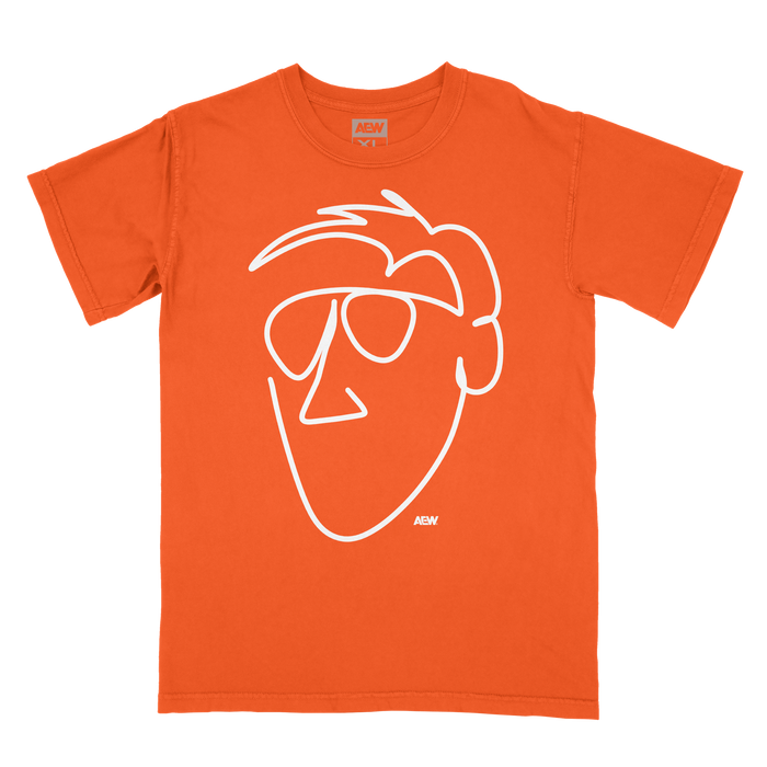 Orange Cassidy - One Line T-Shirt