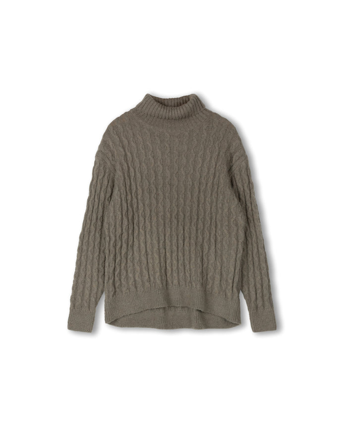 Oversized Knit Turtleneck - Junees